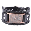 Vikingarmbånd i læder til mænd 3