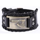 Vikingarmbånd i læder til mænd 4