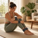 Vikter för armar och ben 0,45 kg belastningsarmband för handleder och anklar med justerbart band för styrketräning, gång, aerobics och pilates 4