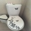 Vinil fürdőszoba matrica virágmintával J1017 3