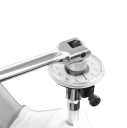 Vinkel- och vridmomentmätare 360° med 1/2 tum drivning av krom-vanadinstål silver goniometer för åtdragning av skruvar vid bilreparationer 5