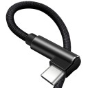 Vinklad USB-C / USB K525 datakabel 1