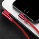 Vinklet opladningskabel til Apple Lightning til USB 5