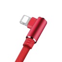 Vinklet opladningskabel til Apple Lightning til USB 3