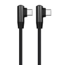 Vinklet USB-C M/M-forbindelseskabel 3