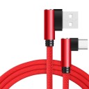 Vinklet USB-C / USB K525 datakabel 2