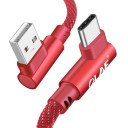 Vinklet USB til USB-C datakabel K295 3