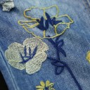 Vintage capri jeans voor dames 4