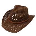 Vintage Cowboy Zonnehoed 55-58cm Stro Unisex Hoed Etnische Stijl UV-bescherming Strandhoed Winddicht Zomeraccessoire 10