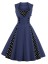 Vintage-Damenkleid mit Punkten 2