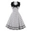 Vintage-Kleid mit weitem Rock 3