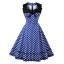 Vintage-Kleid mit weitem Rock 4