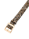 Vintage Kvinnor Leopard Print Bälte 3,2 cm Elegant mjukt PU Läder Bälte Mode Klänning Accessoar Byxor Leopard Print Style 3