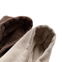 Vinter barn fleece hoodie Bomull och polyester Löst snitt med fickor Enfärgad varm tröja för pojkar och flickor Olika färger 2