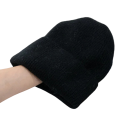 Vinter plysch termisk stickad mössa med kaninpäls Candy Color koreansk stil Unisex mode varm mössa för kvinnor och män på hösten och vintern 7