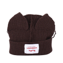 Vinter strikket hat Skullies med katteører Hæklet unisex hat 55–60 cm Varm mode hip-hop hat Kostume vintertilbehør Julegave 7