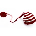 Vinterhatt för barn med lång pompom 2