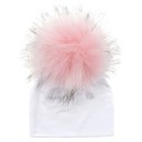 Vinterhatt för barn med pompoms J3027 4