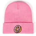 Vinterhue med donutprint 5