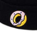Vinterhue med donutprint 3