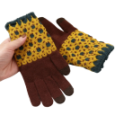 Vinterstickade handskar unisex universell storlek Varmhandskar av polyester för kvinnor och män för vardagligt bruk 5