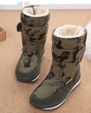 Vinterstøvler med militærmønster J1018 2