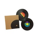 Vinyl Record Coasters 6 pcs 4