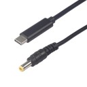 Virtajohto USB-C / DC 5,5 x 2,5 uros/uros 1,5 m 4