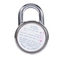 Visací zámek s otočným číselným kódem 7,3 × 4,3 cm mechanický bezpečnostní zámek pro skříňky, kufry a zavazadla 6