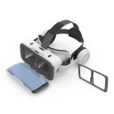 Visore VR 205 x 222 x 99 mm con cuffie per smartphone da 4,7 a 7 pollici elmo 3D per film e realtà virtuale di colore bianco senza controller 5