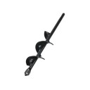 Vite a spirale per terra 5x22 cm Acciaio al carbonio Vite per terra per pali Strumento elettrico per piantare piante e bulbi Set per forare nel terreno 1