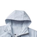 Vízálló kapucnis dzseki magas gallérral, cipzárral, cipzáras zsebekkel a mellkason és az ujjon, valamint állítható aljjal unisex 13