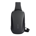 Vízálló nejlon válltáska 28×16×10 cm Kemény héjú táska USB porttal Praktikus sport válltáska 4