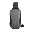 Vízálló nejlon válltáska 28×16×10 cm Kemény héjú táska USB porttal Praktikus sport válltáska 5