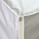 Vízhatlan védőborítás felültöltős mosógéphez 95 × 60 × 62 cm Ezüst por- és napfény- valamint esővédő borítás lehajtható fedéllel 7