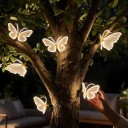 Vlinder LED Licht 40 cm Statisch Grote Verlichte Vlinder Met Vaste Vleugels 12 V Met Transformator ABS Warm Wit Buiten en Binnen 1