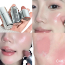 Vloeibare blush in stickvorm met sponsapplicator Multifunctionele crèmige blush voor wangen en lippen Zachte textuur Gemakkelijke applicatie 2