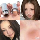 Vloeibare blush in stickvorm met sponsapplicator Multifunctionele crèmige blush voor wangen en lippen Zachte textuur Gemakkelijke applicatie 4