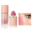 Vloeibare blush voor gezicht en lippen 6,5 ml 71 x 26 mm Waterdichte matte blush in tube met sponsapplicator langdurig effect 5