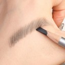 Voděodolná dřevěná tužka na obočí 18,5 x 0,8 cm 3,8 g s klínovým hrotem ve 3 přírodních odstínech pro vykreslení a tvarování obočí 8