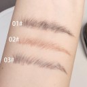 Voděodolná dřevěná tužka na obočí 18,5 x 0,8 cm 3,8 g s klínovým hrotem ve 3 přírodních odstínech pro vykreslení a tvarování obočí 11