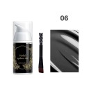Voděodolná polopermanentní barva na obočí 10 ml 2,4 x 7,7 cm v 6 přírodních odstínech s výdrží 3-7 dnů pro dlouhotrvající líčení 1