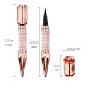 Voděodolná tekutá oční linka v černé barvě 13,3 x 2 cm s rychle schnoucí formulí a sytou pigmentací pro hladký a výrazný make-up 4