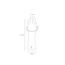 Voděodolné silikonové rukavice na úklid velikost L délka cca 31 cm bílé s plameňákem pro kuchyň prádelnu mytí nádobí domácnost 2