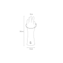 Voděodolné silikonové rukavice na úklid velikost S délka cca 30 cm bílé s jelenem pro kuchyň prádelnu mytí nádobí domácnost 2