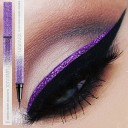 Voděodolné tekuté oční linky 13 x 1 cm s tenkým štětcem v 6 barevných variantách dlouhotrvající a nesmazatelné pro výrazný make-up 4