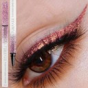 Voděodolné tekuté oční linky 13 x 1 cm s tenkým štětcem v 6 barevných variantách dlouhotrvající a nesmazatelné pro výrazný make-up 6