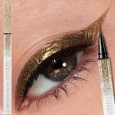 Voděodolné tekuté oční linky 13 x 1 cm s tenkým štětcem v 6 barevných variantách dlouhotrvající a nesmazatelné pro výrazný make-up 8