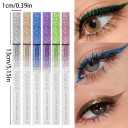 Voděodolné tekuté oční linky 13 x 1 cm s tenkým štětcem v 6 barevných variantách dlouhotrvající a nesmazatelné pro výrazný make-up 3