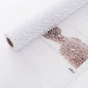 Voděodolný balicí papier farebný 4,57 m × 50 cm dekoratívny sieťovaný obal na kvety a dary pre floristiku a balenie 6